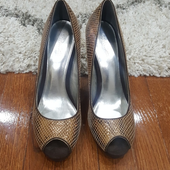 Calvin Klein Shoes - Calvin Klein "Pari" peep toe heel